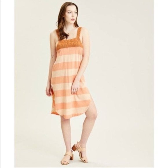 We The Free Sayulita Striped Crocheted Tunic Dress - Picture 2 of 10